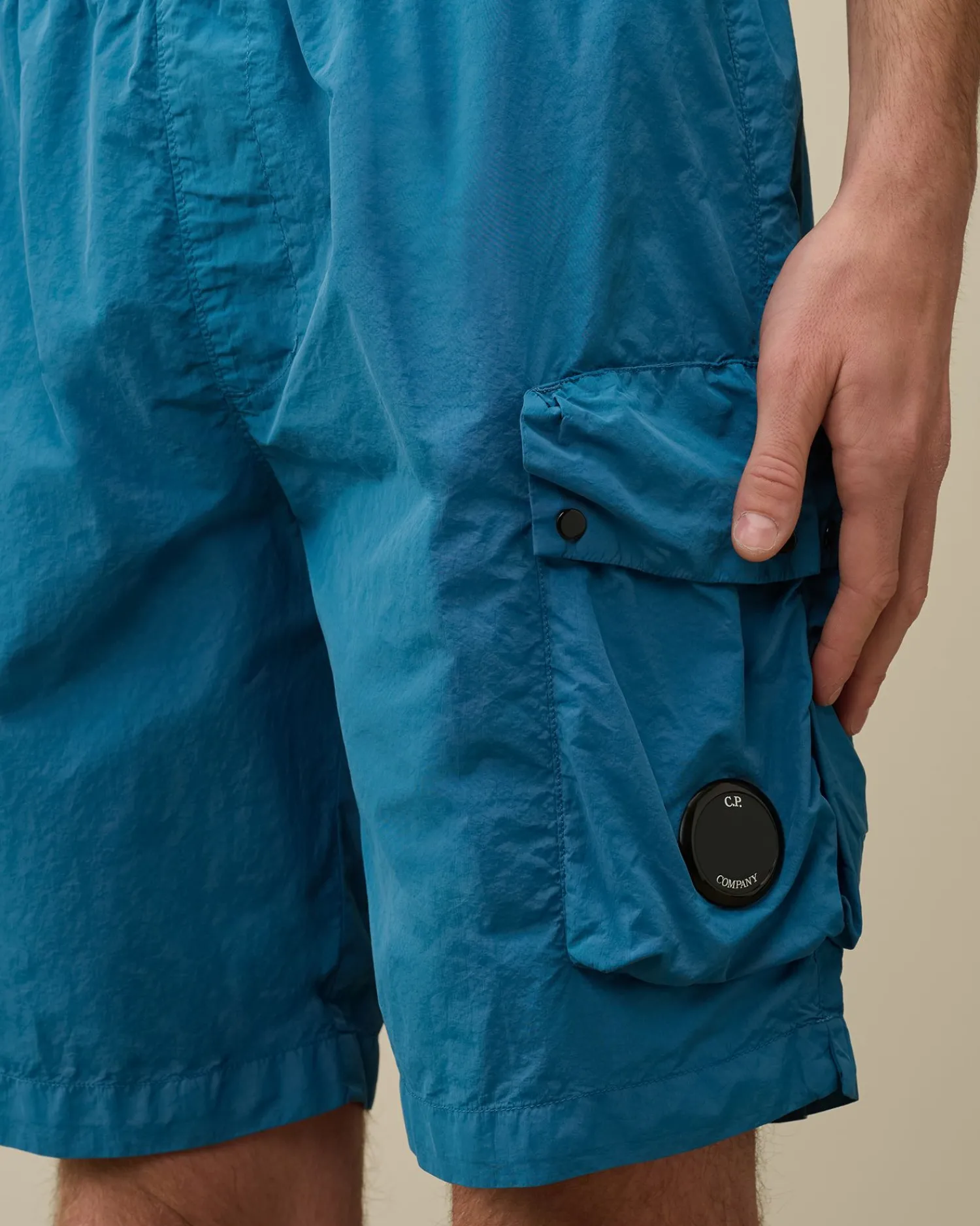 Clearance C.P. Company Flatt Nylon Badeshorts Stovregn Gra
