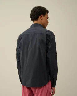 Store C.P. Company Gabardine Pockets Skjorte Gaze Hvid