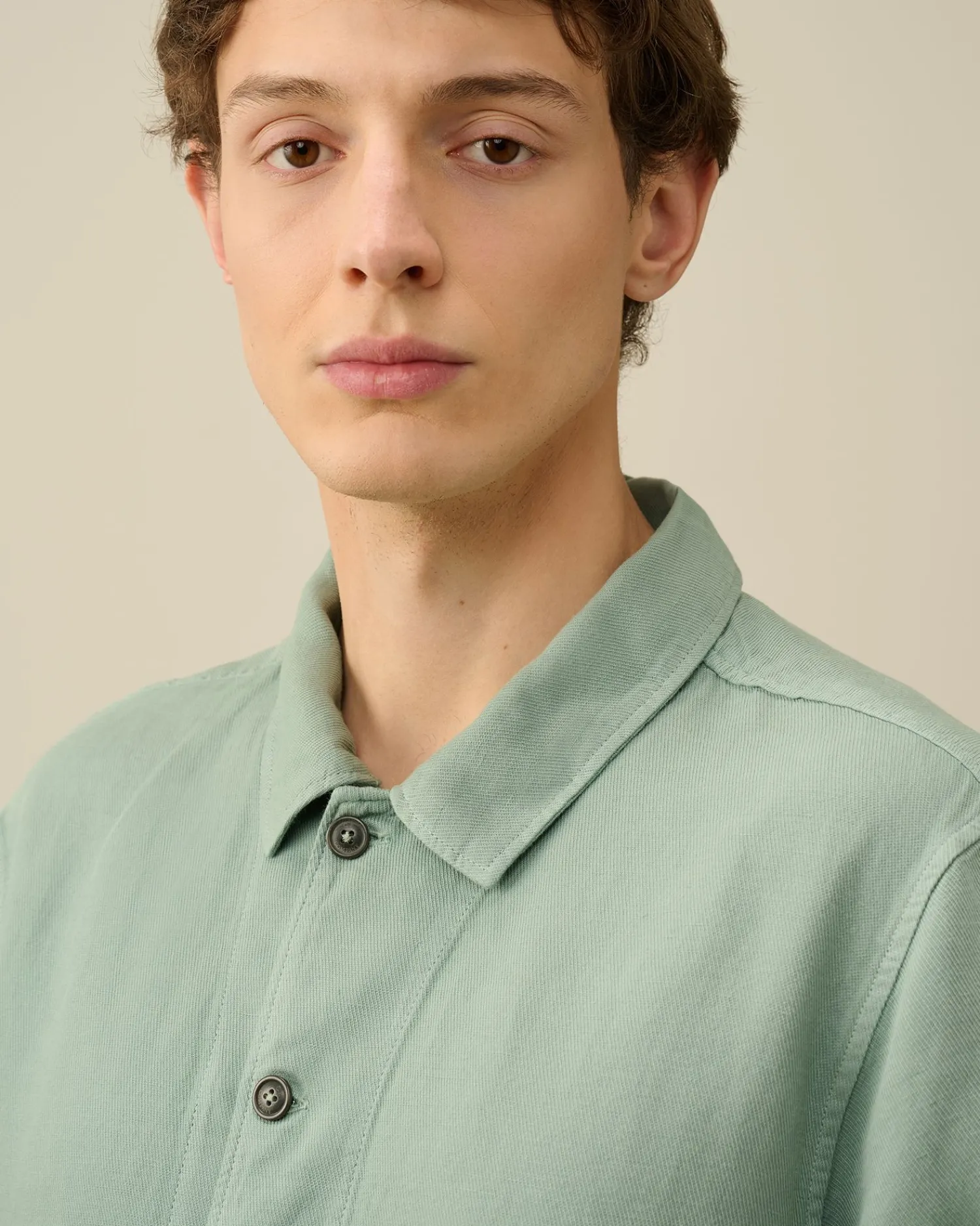 New C.P. Company Gabardine Pockets Skjorte Stjernelys Bla