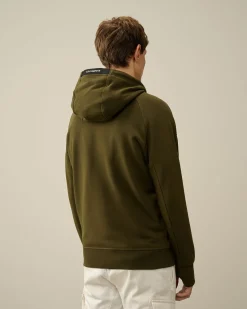 Outlet C.P. Company Haettetroje I Let Fleece Stovregn Gra