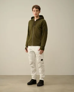 Outlet C.P. Company Haettetroje I Let Fleece Stovregn Gra