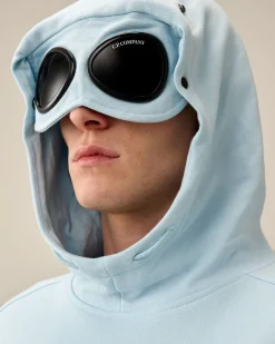 Best C.P. Company Indigo Fleece Sweatshirt Stenblege-Bla