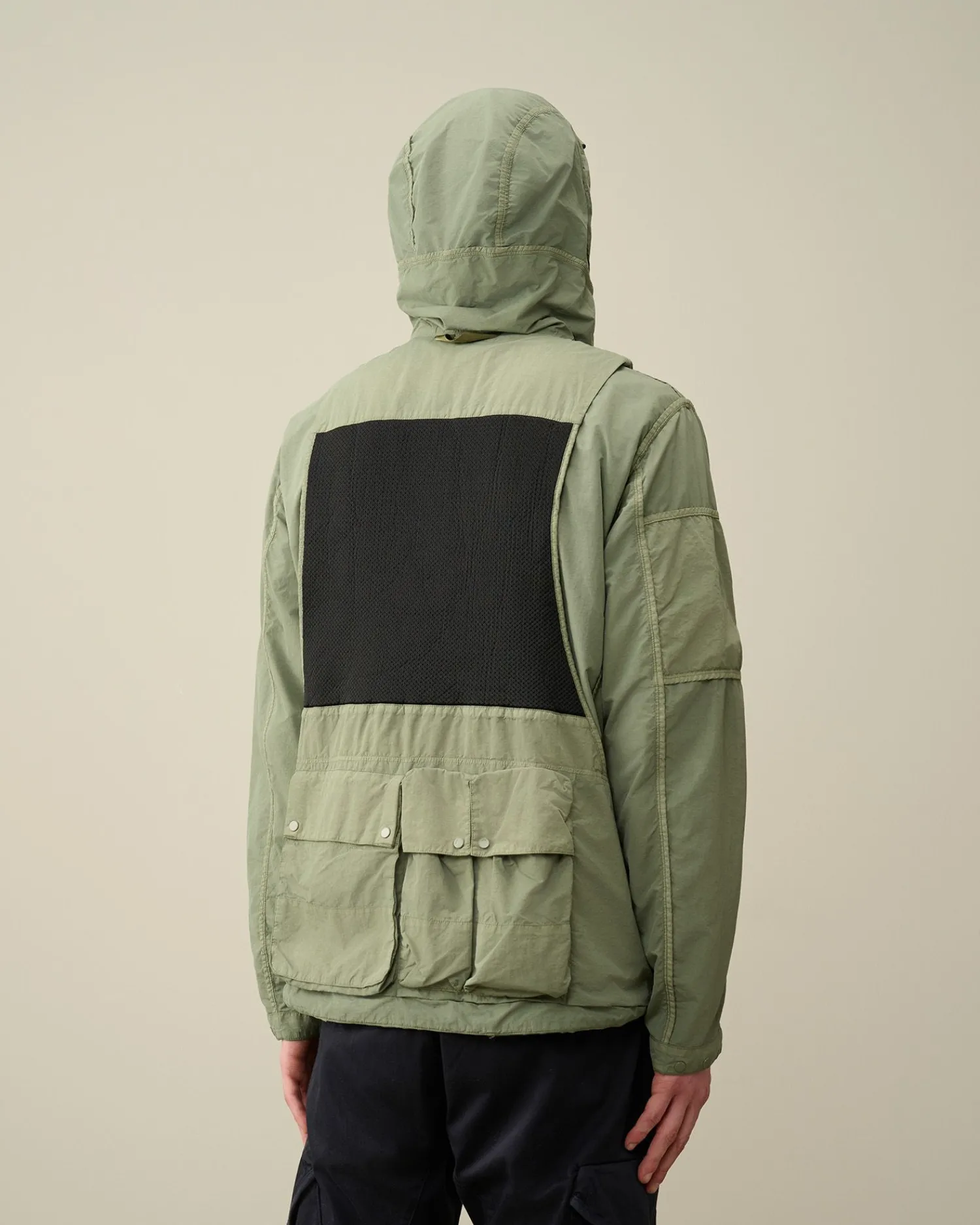 Sale C.P. Company Krom-R Jakke Med Lynlas Sort