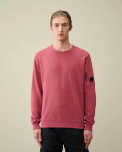 Online C.P. Company Let Fleece Haettetroje Med Lynlas Stovregn Gra