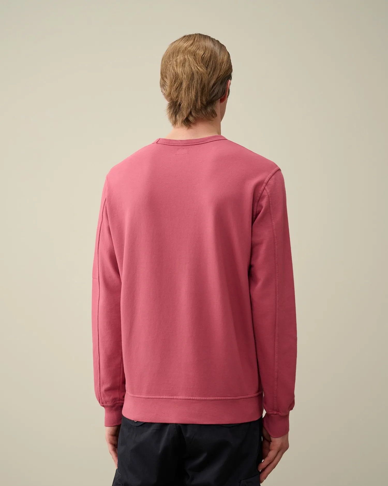 Online C.P. Company Let Fleece Haettetroje Med Lynlas Stovregn Gra