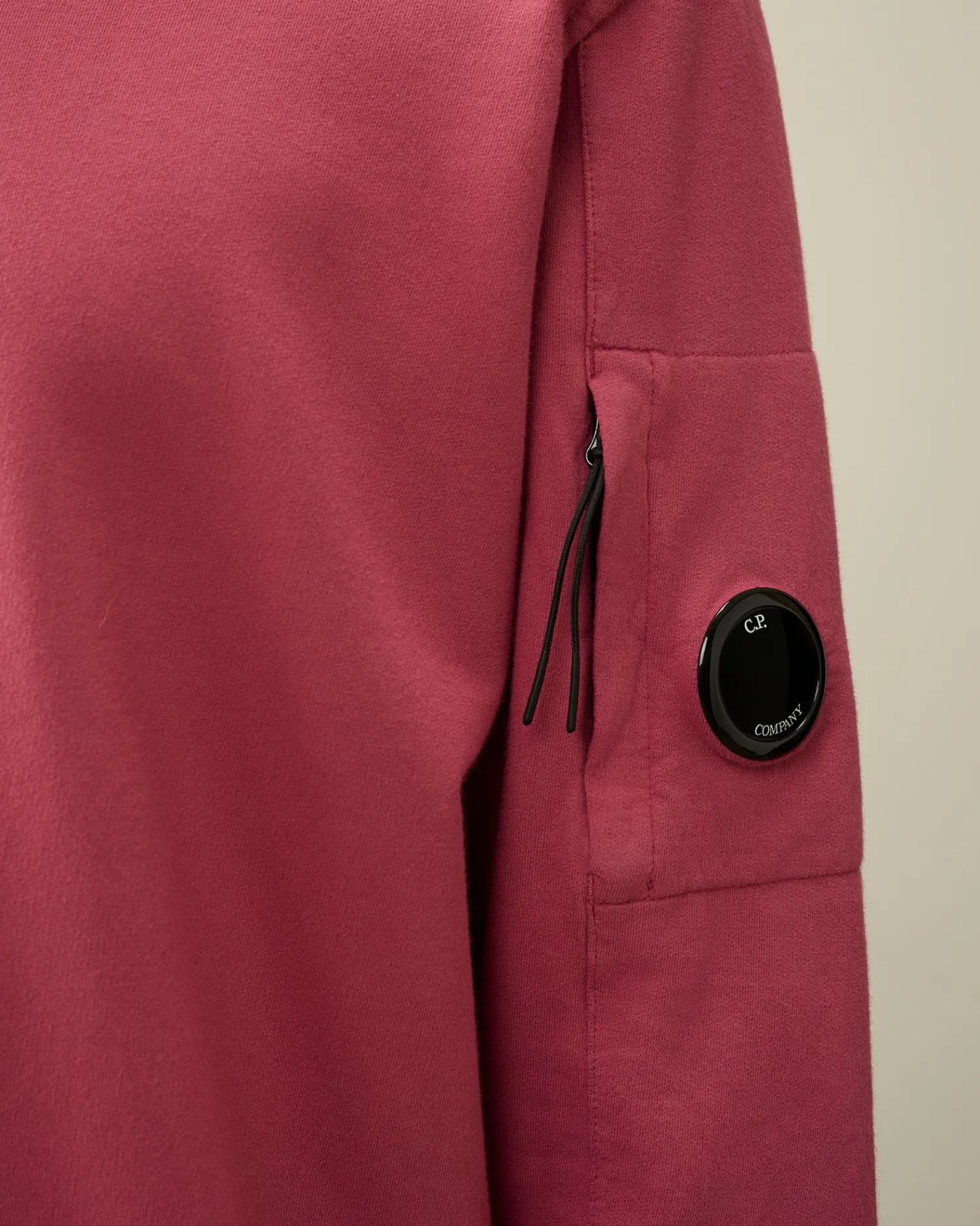 Online C.P. Company Let Fleece Haettetroje Med Lynlas Stovregn Gra