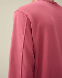 Online C.P. Company Let Fleece Haettetroje Med Lynlas Stovregn Gra