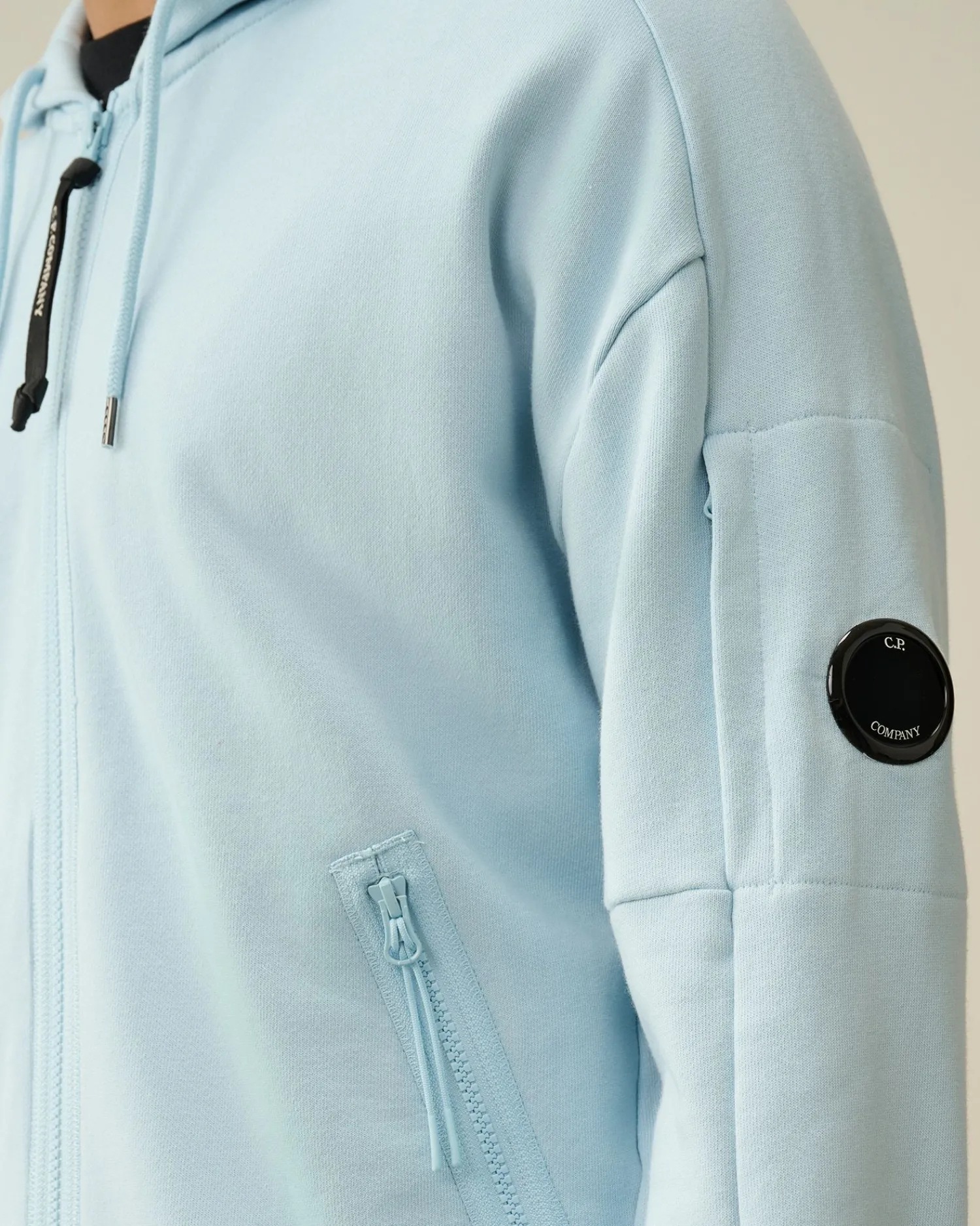 Online C.P. Company Let Fleece Logo Sweatshirt Andegron
