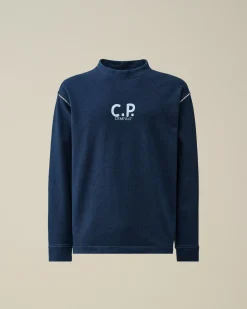 New C.P. Company Let Fleece Sweatshirt Rod Knop