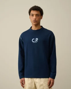 New C.P. Company Let Fleece Sweatshirt Rod Knop