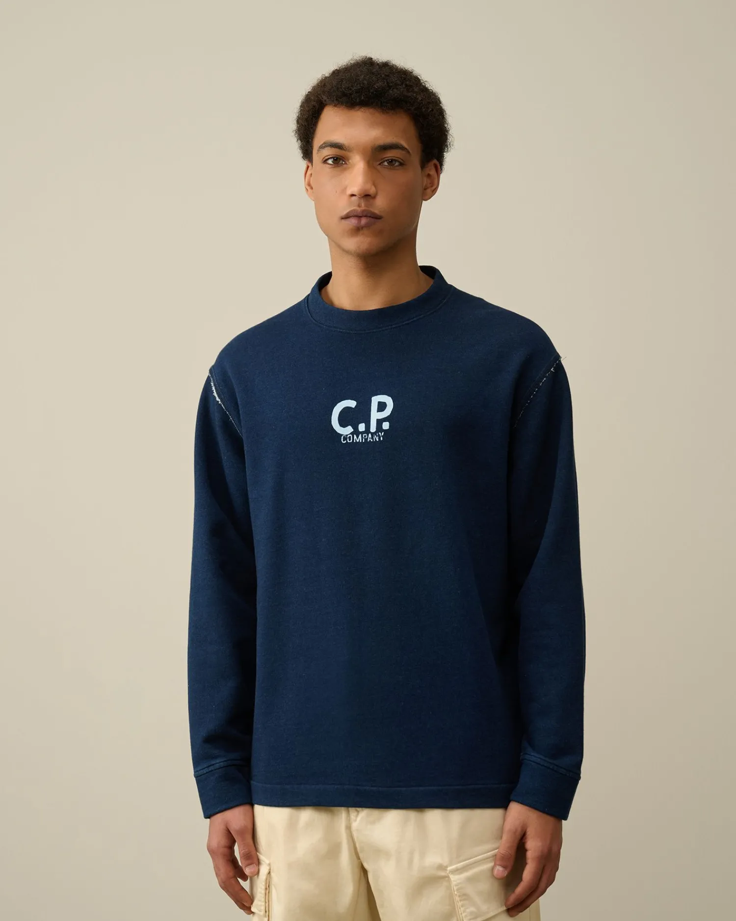New C.P. Company Let Fleece Sweatshirt Rod Knop