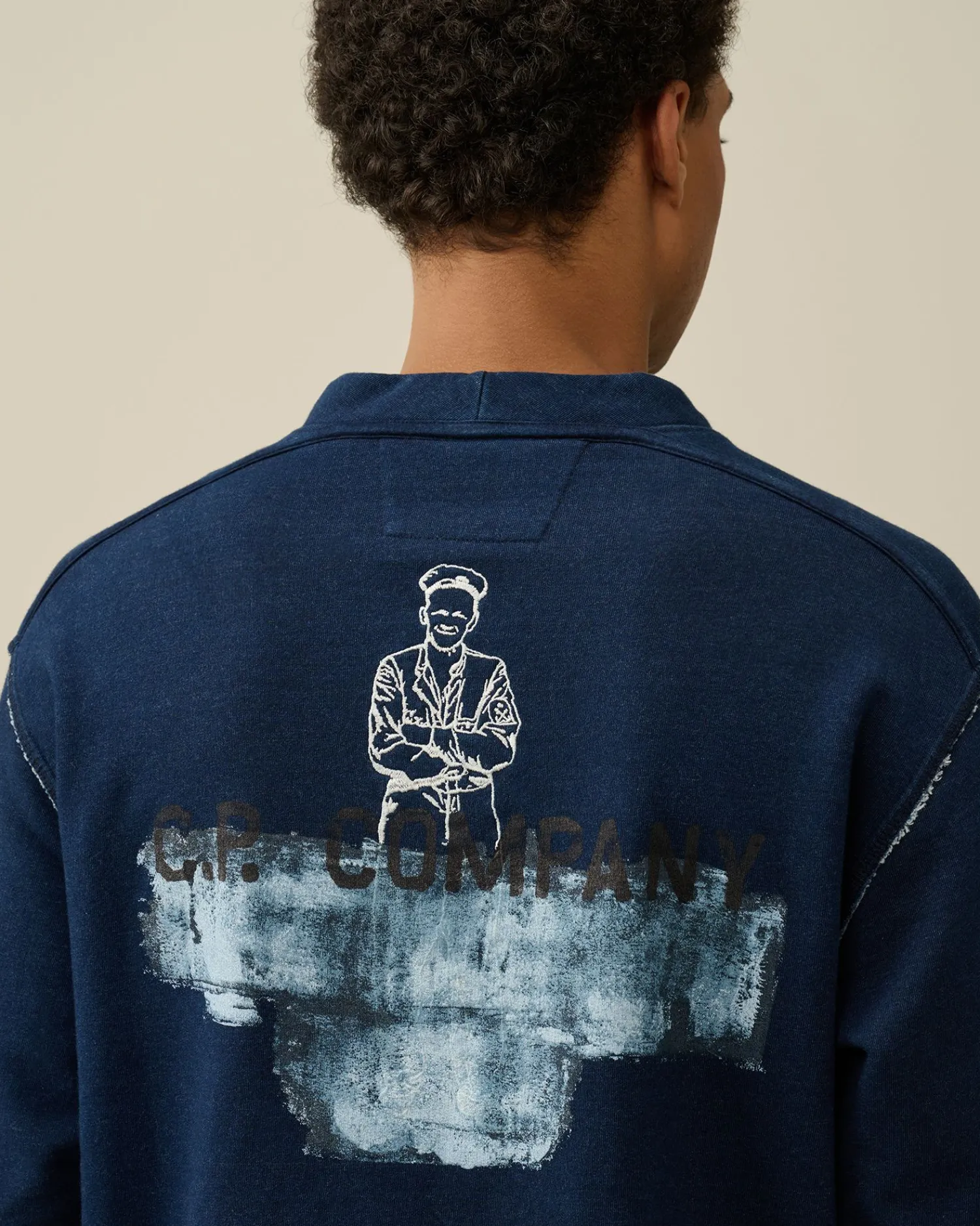 New C.P. Company Let Fleece Sweatshirt Rod Knop