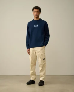 New C.P. Company Let Fleece Sweatshirt Rod Knop
