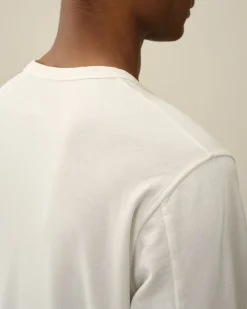 Discount C.P. Company Let Fleece Sweatshirt Gaze Hvid
