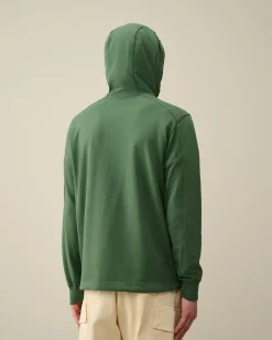 Store C.P. Company Let Fleece Sweatshirt Med Lynlas Stjernelys Bla