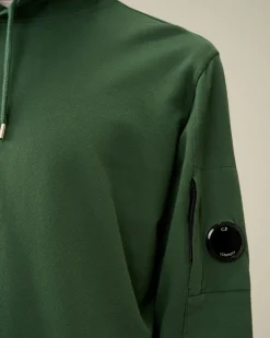 Store C.P. Company Let Fleece Sweatshirt Med Lynlas Stjernelys Bla
