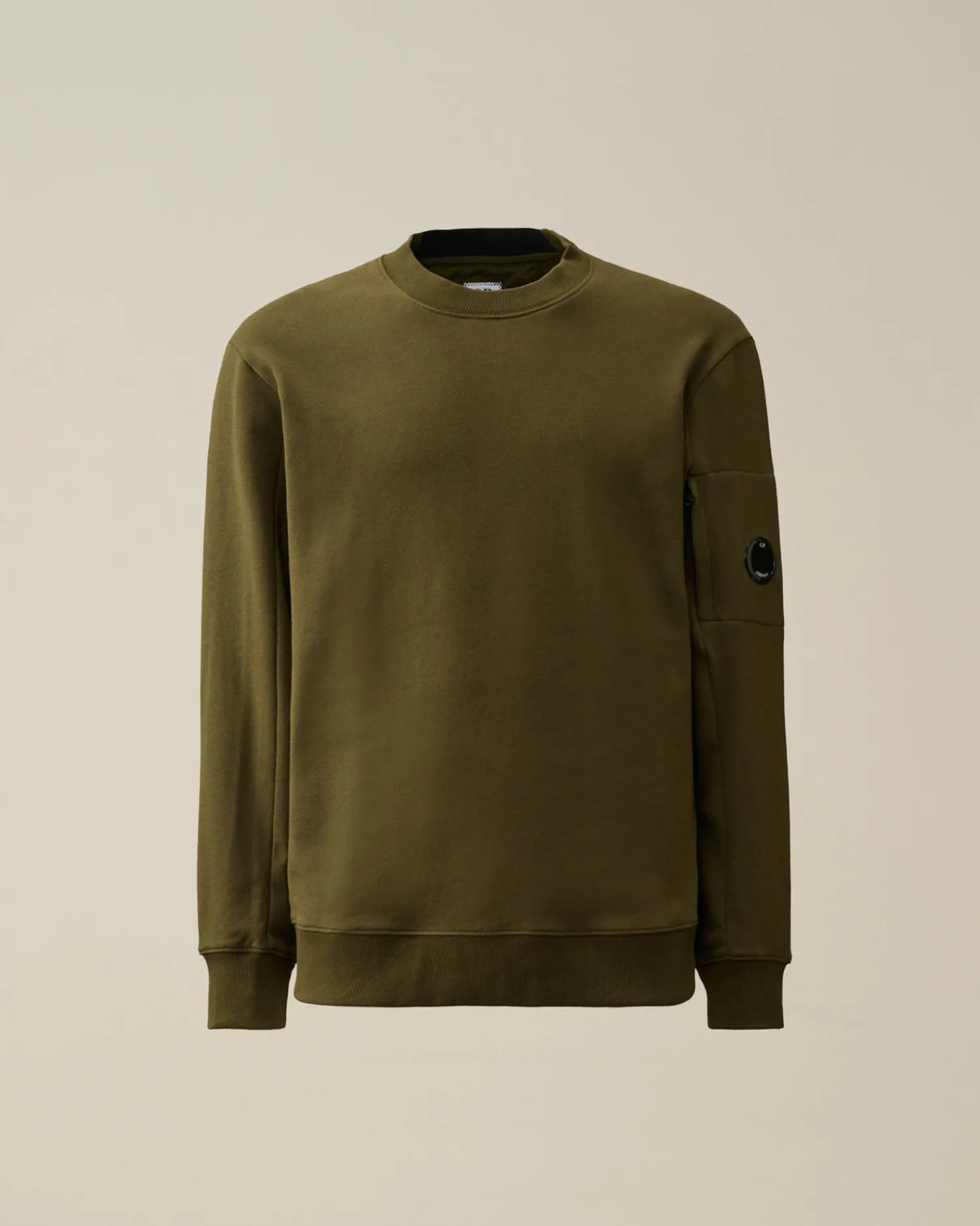 Sale C.P. Company Let Fleece Sweatshirt Med Lynlas Gra Melange