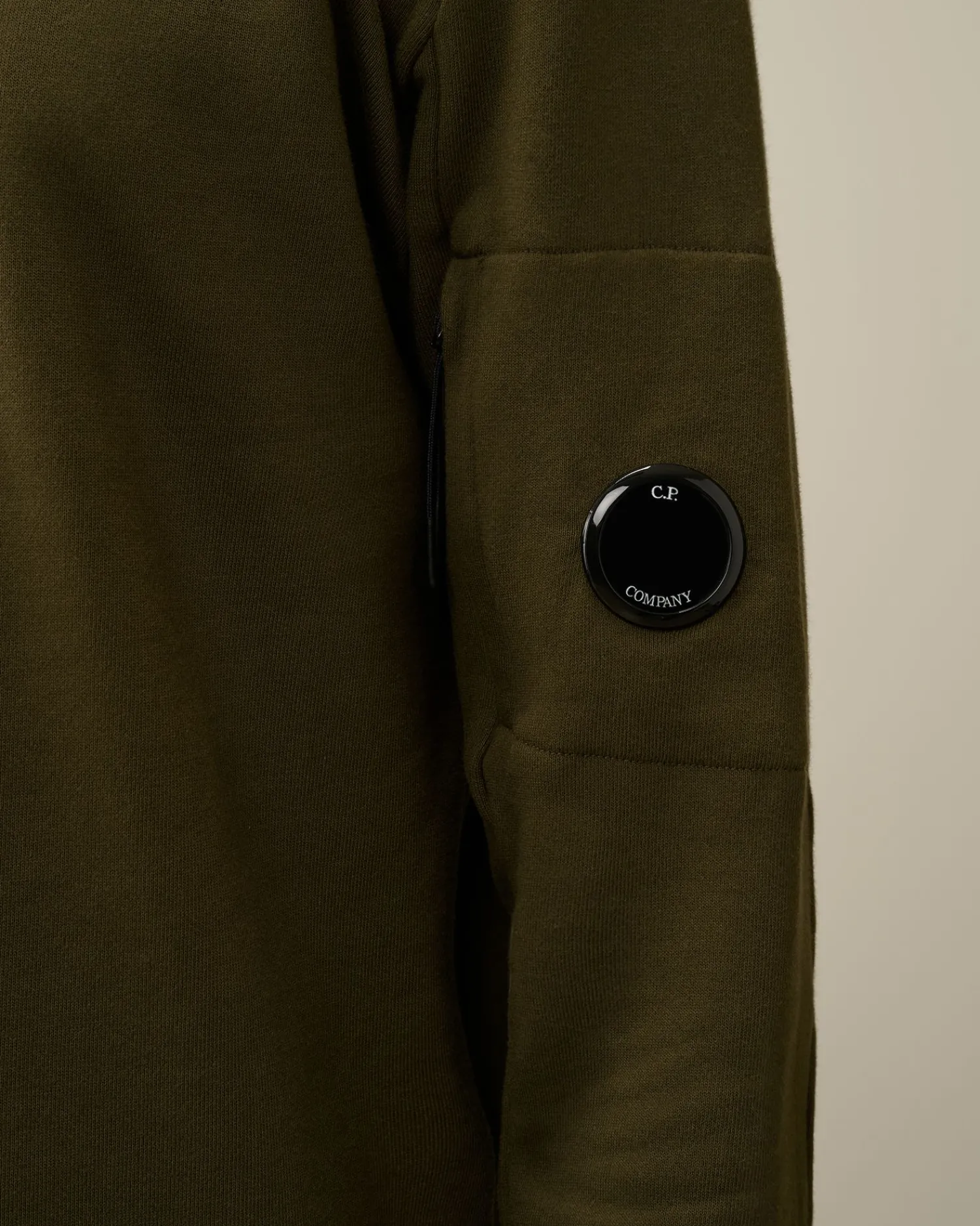 Sale C.P. Company Let Fleece Sweatshirt Med Lynlas Gra Melange