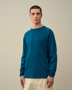 Cheap C.P. Company Let Frotte Strikket Haettetroje Gaze Hvid