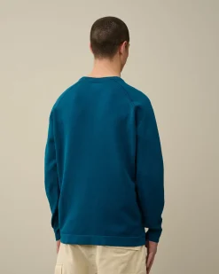 Cheap C.P. Company Let Frotte Strikket Haettetroje Gaze Hvid