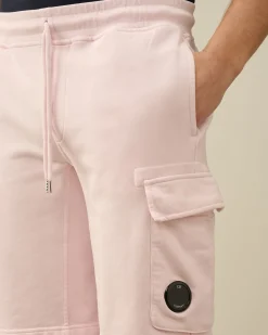 New C.P. Company Light Fleece Utility Joggingbukser Rod Knop