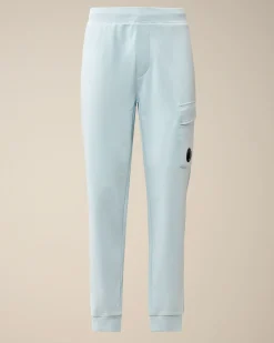 Best C.P. Company Light Fleece Utility Joggingbukser Total Eclipse-Blue