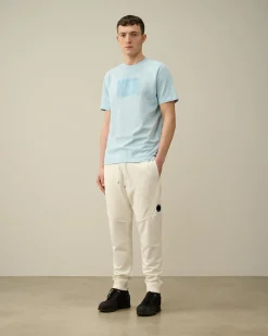Best C.P. Company Light Fleece Utility Shorts Pistacie Shell-Beige