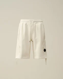 Outlet C.P. Company Light Fleece Utility Shorts Ivy Gron