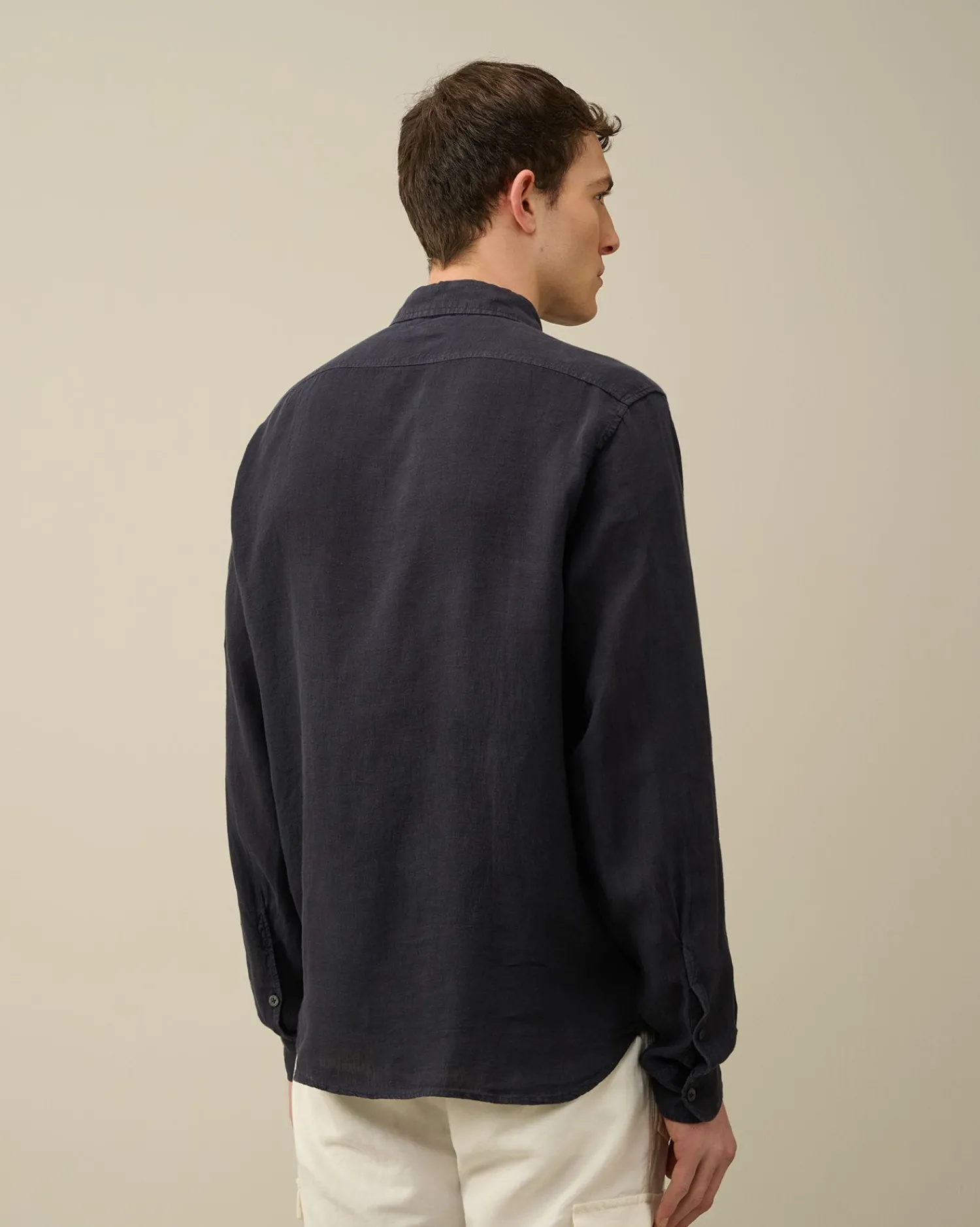 Fashion C.P. Company Lommeskjorte I Hor Total Eclipse-Blue