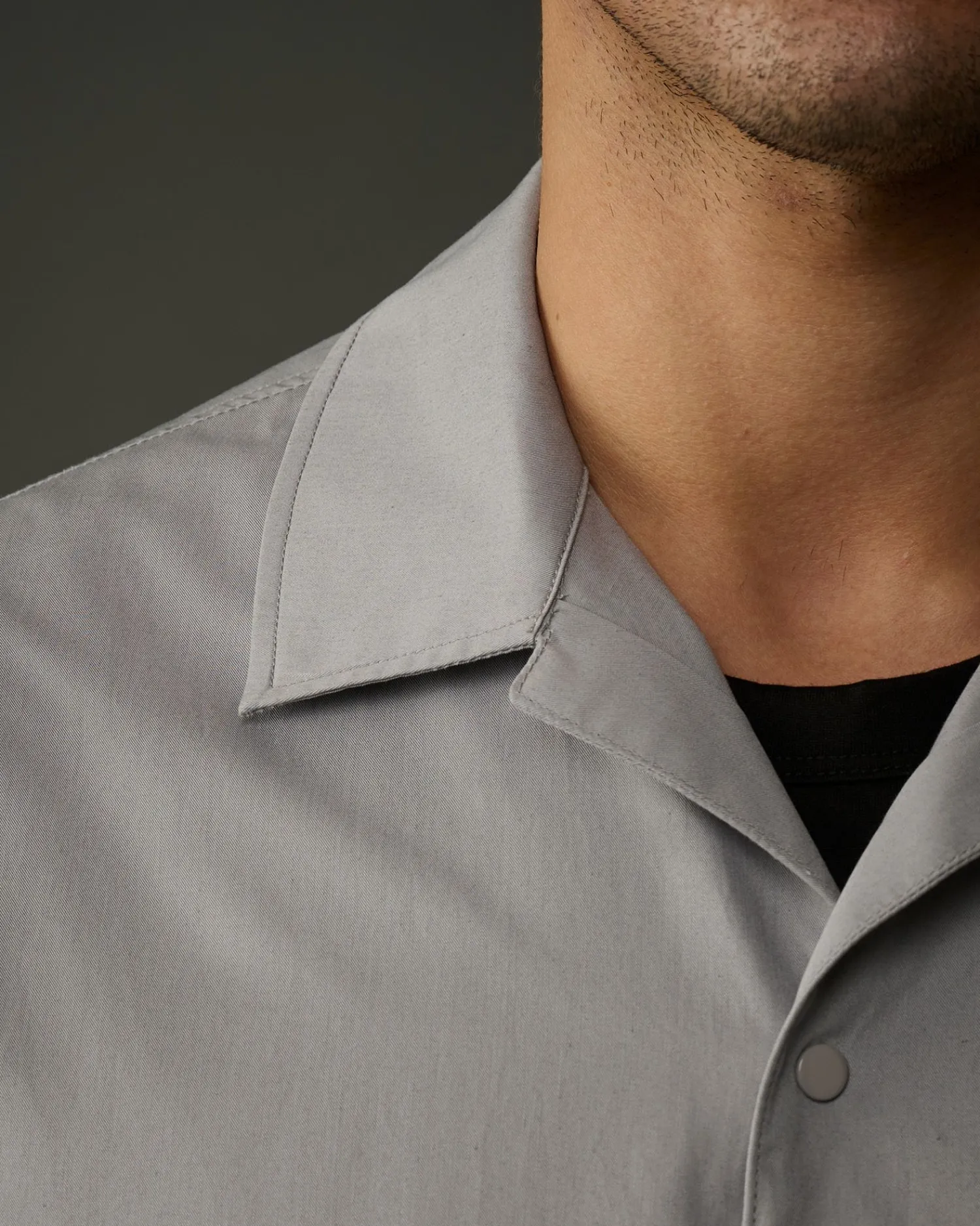 Clearance C.P. Company Metropolis Series Gabardine Skjorte Sort