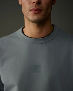 Cheap C.P. Company Metropolis Series Kortaermet Gabardine Skjorte Hvid