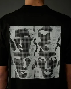 New C.P. Company Metropolis Series Mercerized Jersey Logo Grafisk T-Shirt Hvid