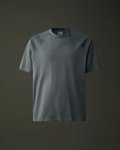 Cheap C.P. Company Metropolis Series Mercerized Jersey Pocket T-Shirt Sort