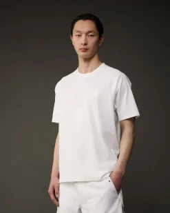 Clearance C.P. Company Metropolis Series Mercerized Jersey Logo T-Shirt Hvid