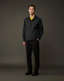 New C.P. Company Metropolis Series Stretch Fleece Haettetroje Sort