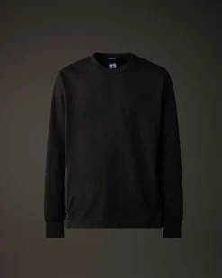 Discount C.P. Company Metropolis Series Stretch Fleece Logo Haettetroje Stovregn Gra