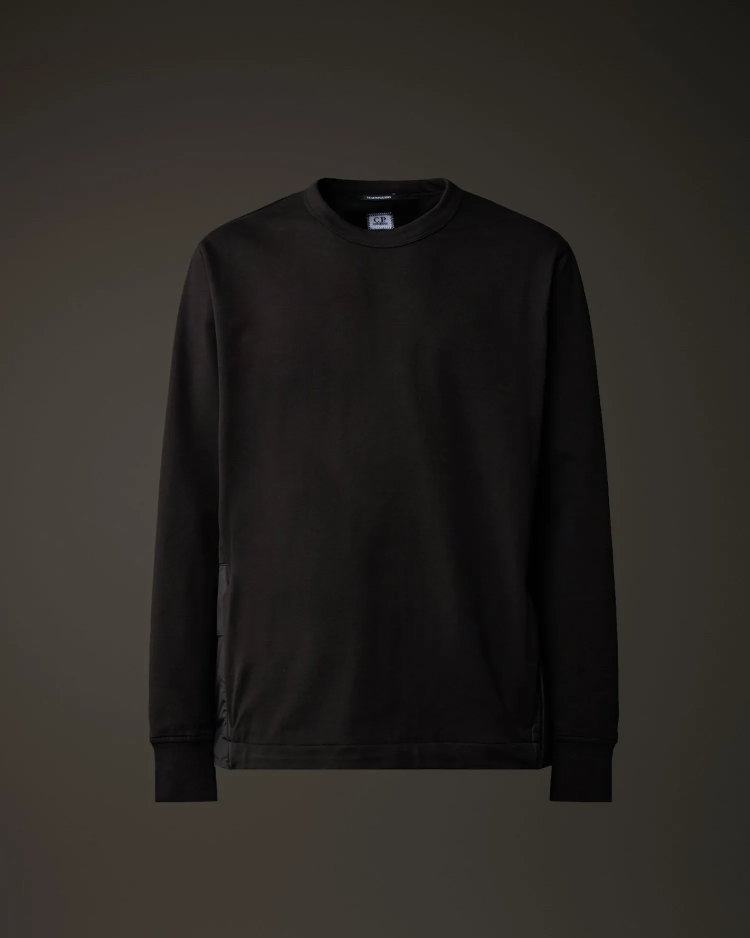 Discount C.P. Company Metropolis Series Stretch Fleece Logo Haettetroje Stovregn Gra