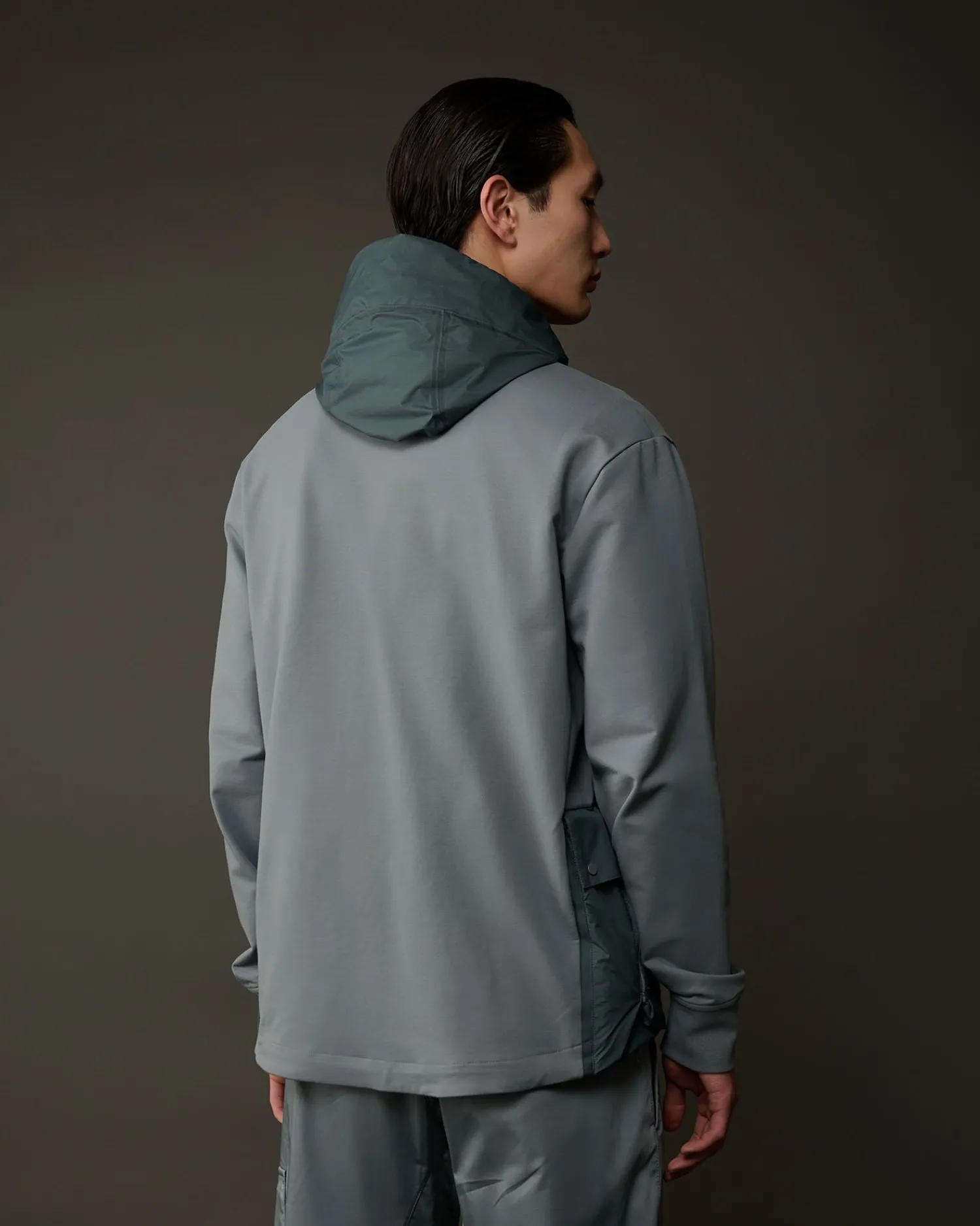 Clearance C.P. Company Metropolis Series Stretch Fleece Grafisk Haettetroje Hvid