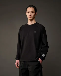 Flash Sale C.P. Company Metropolis Series Stretch Fleece Logo Sweatshirt Svovl-Gul