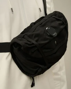 Outlet C.P. Company Nylon B Crossbody Rygsaek Guld Flamme-Orange