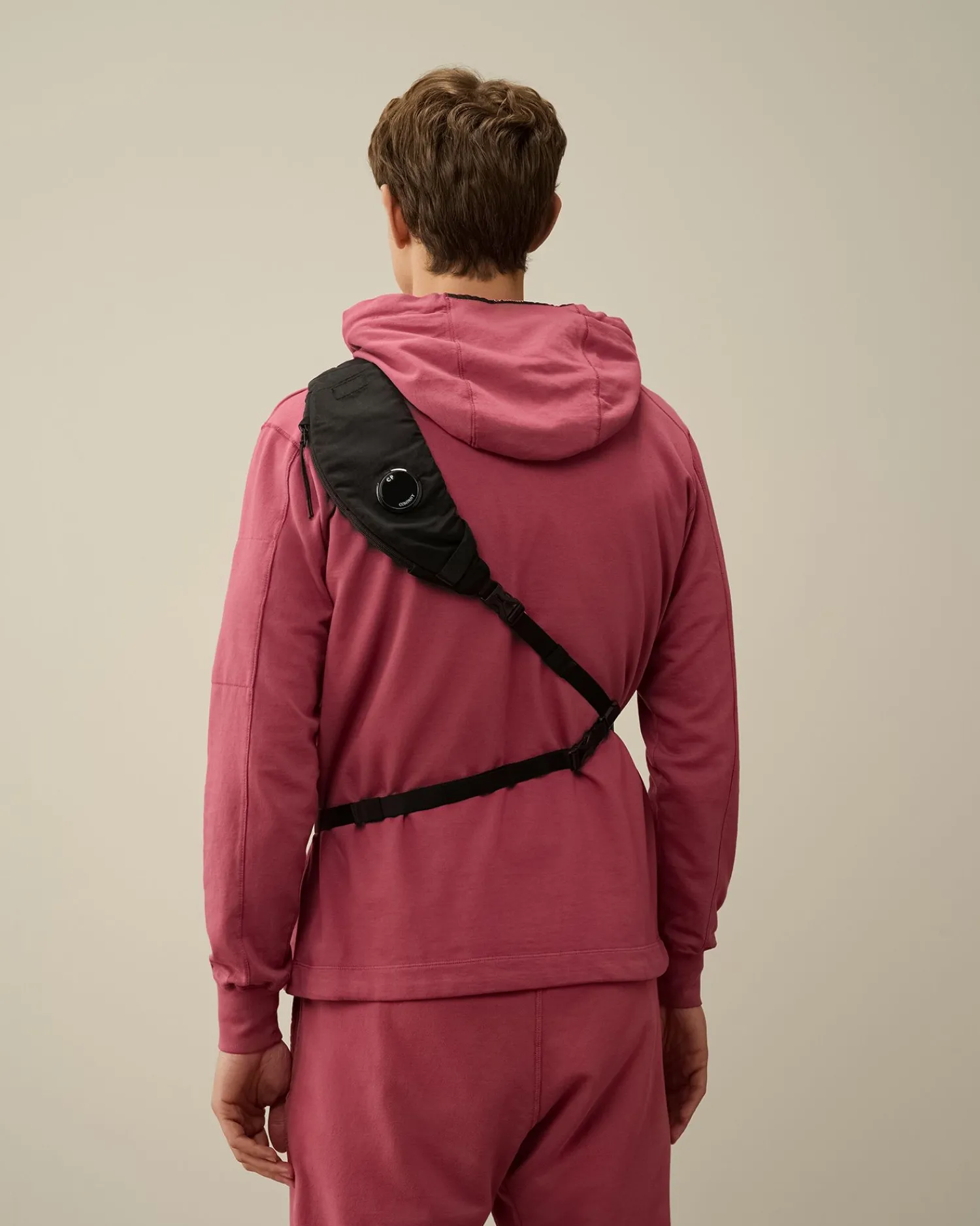 New C.P. Company Nylon B Crossbody Rygsaek Sort