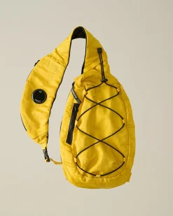 Discount C.P. Company Nylon B Crossbody Rygsaek Til Børn Blaek Bla