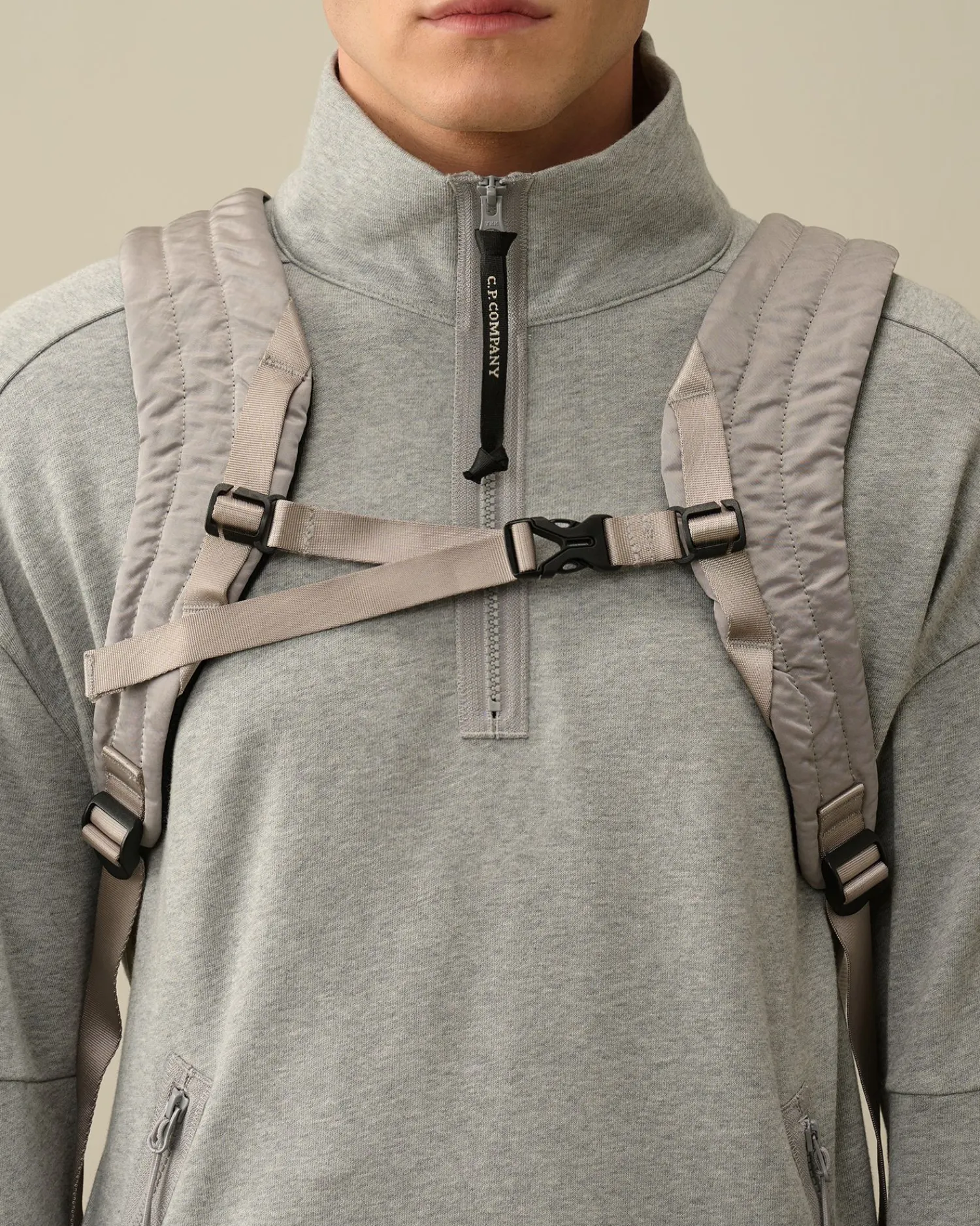 Fashion C.P. Company Nylon B Crossbody Taske Sort