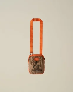 Outlet C.P. Company Nylon B Crossbody-Taske Til Børn Guld Flamme-Orange