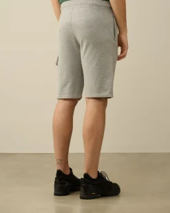 Best Sale C.P. Company Ottoman Cargo Shorts Pistacie Shell-Beige
