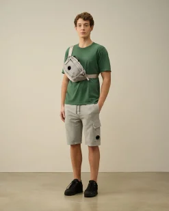 Best Sale C.P. Company Ottoman Cargo Shorts Pistacie Shell-Beige