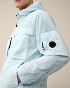 Discount C.P. Company Pium Haettejakke Raven Gra-Sort