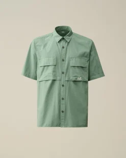 Flash Sale C.P. Company Popeline Baja Print Skjorte Sort