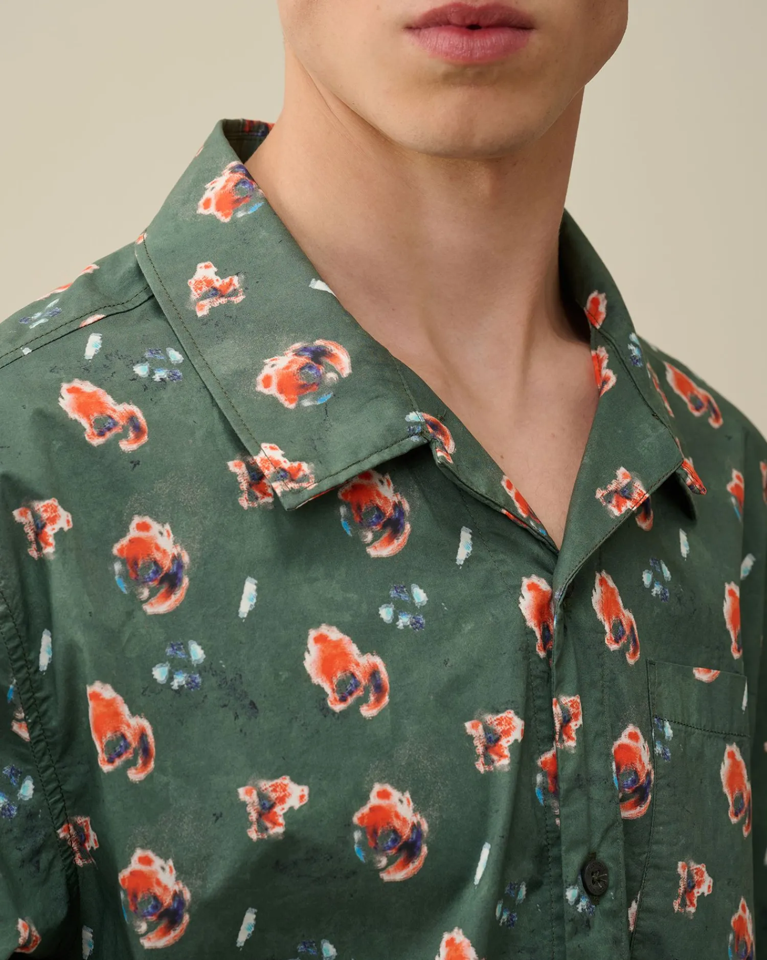 Sale C.P. Company Popeline Workwear-Skjorte I Bomuld Andegron