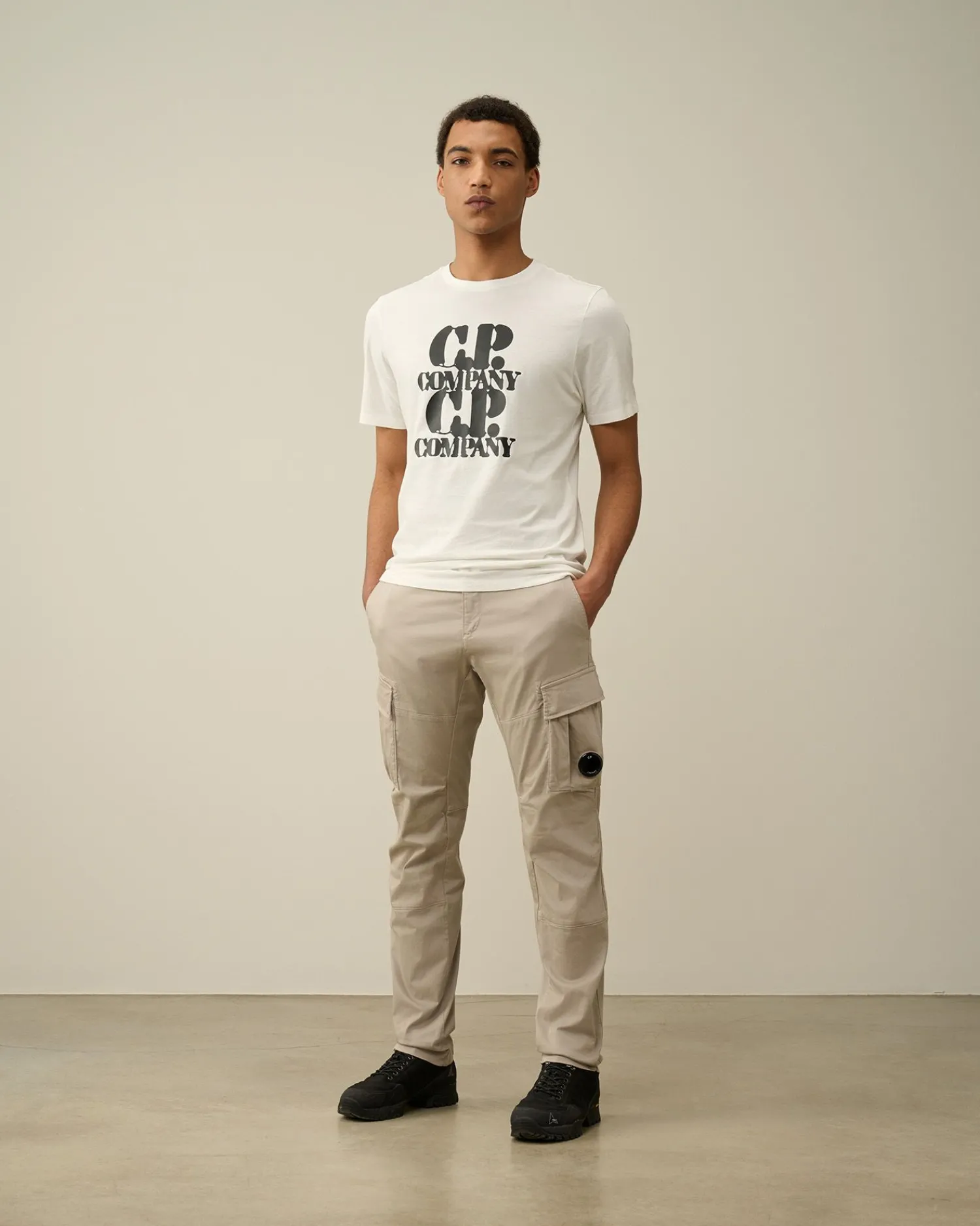 Cheap C.P. Company Rip-Stop Loose Utility Cargo Pants Sort